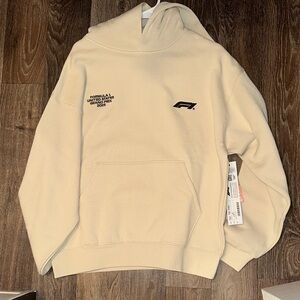 PacSun Cream F1 Graphic Hoodie